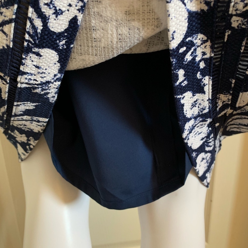 Talbots White Fruit Print Woven Lined Sheath Dress - Picture 10 of 14